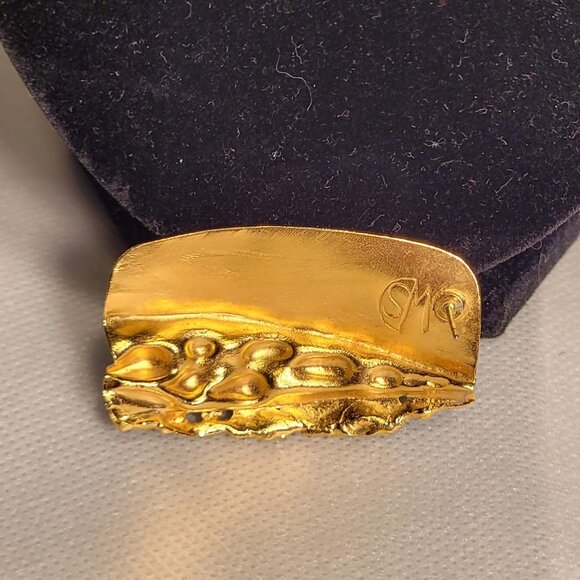 Vintage Gold plated Earrings, 1989 - Picture 3 of 6